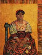 Vincent Van Gogh The Italian Woman Spain oil painting artist